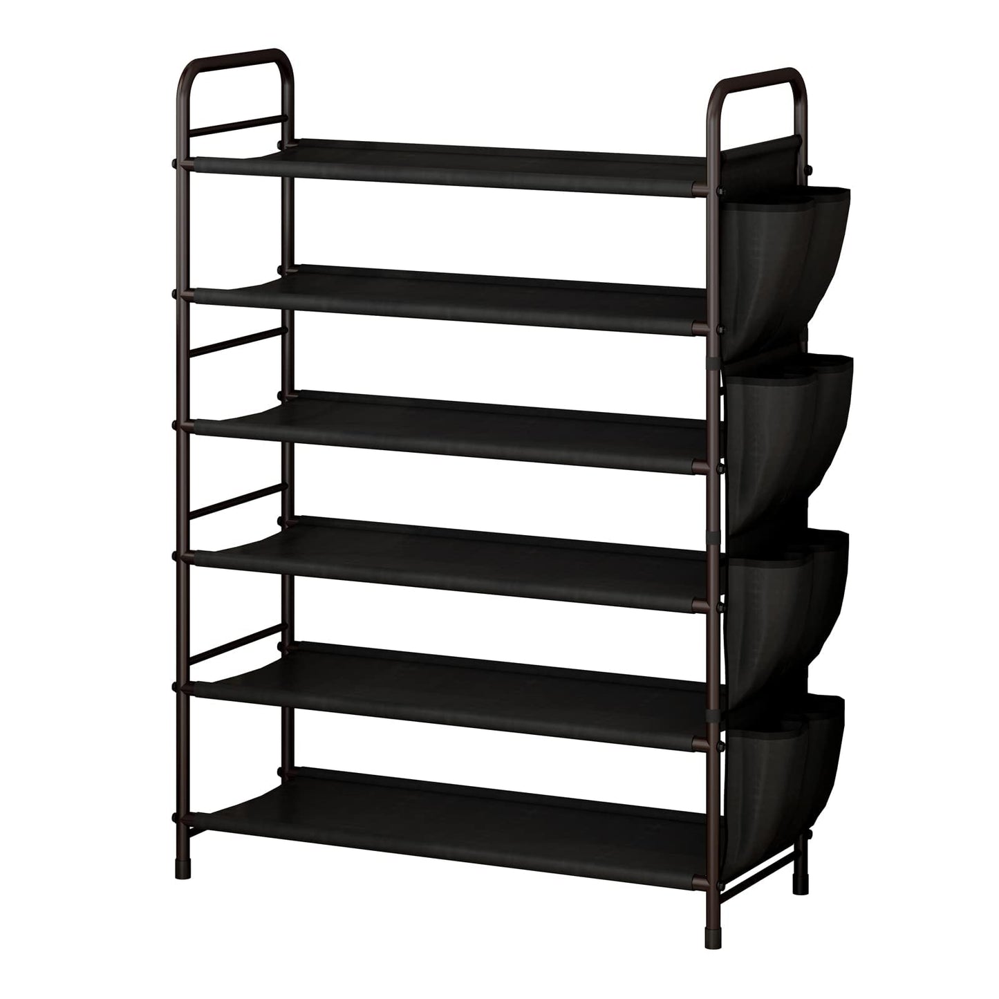 Linzinar 6 Tier Shoe Rack Storage Organizer for Entryway Closet Bedroom