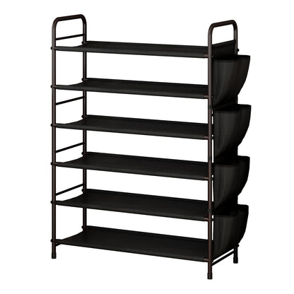 Linzinar 6 Tier Shoe Rack Storage Organizer for Entryway Closet Bedroom