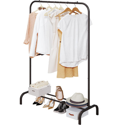 Linzinar Clothes Rack Clothing Rack Drying Hanging Garment Rack