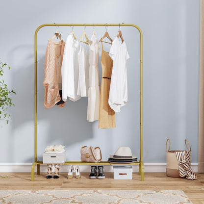 Linzinar Clothes Rack Clothing Rack Drying Hanging Garment Rack
